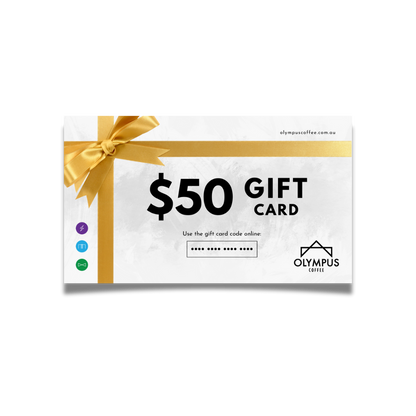 Olympus Coffee Gift Card